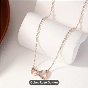 Rose Golden Infinity Necklace